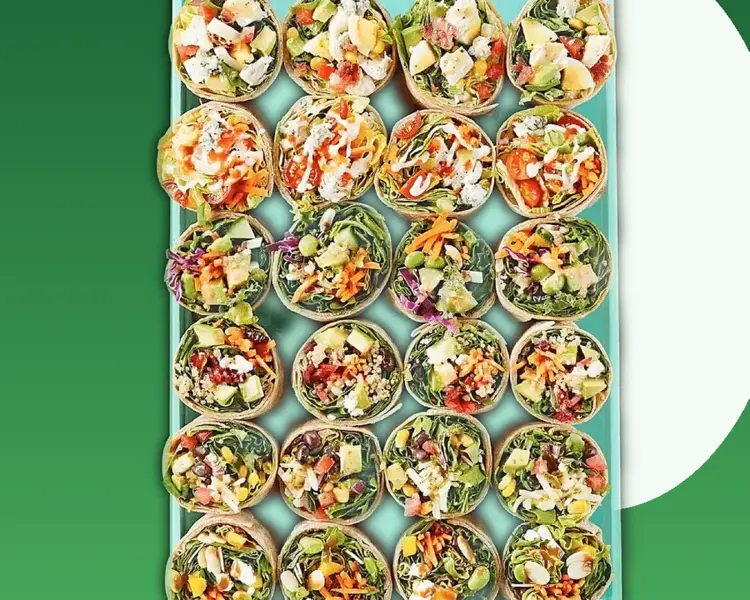 Freshii catering wrap platter