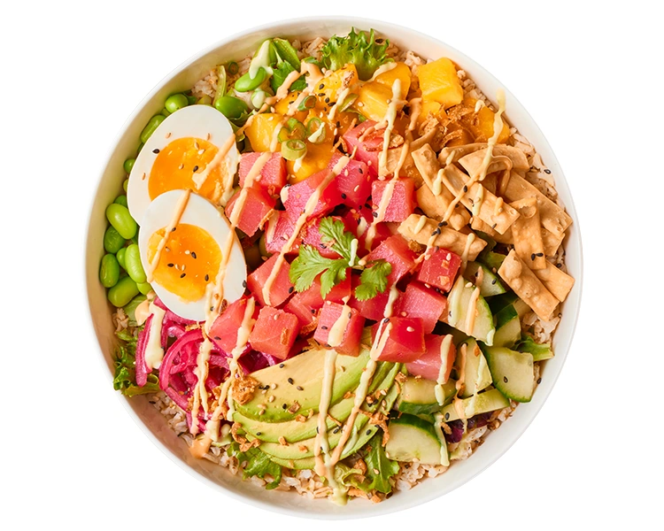 Freshii poke tuna bowl